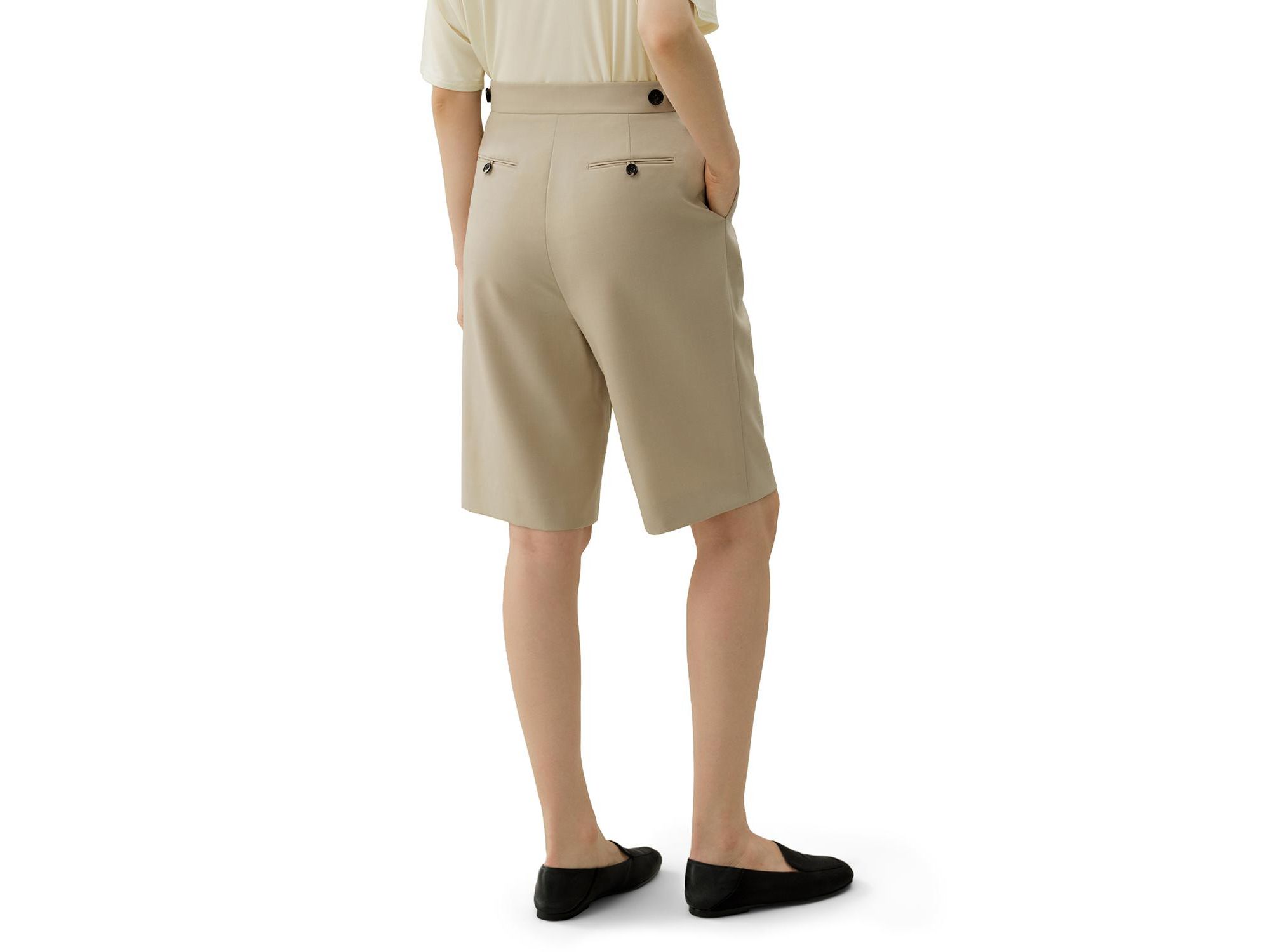 Wool Silk Bermuda — Image 3