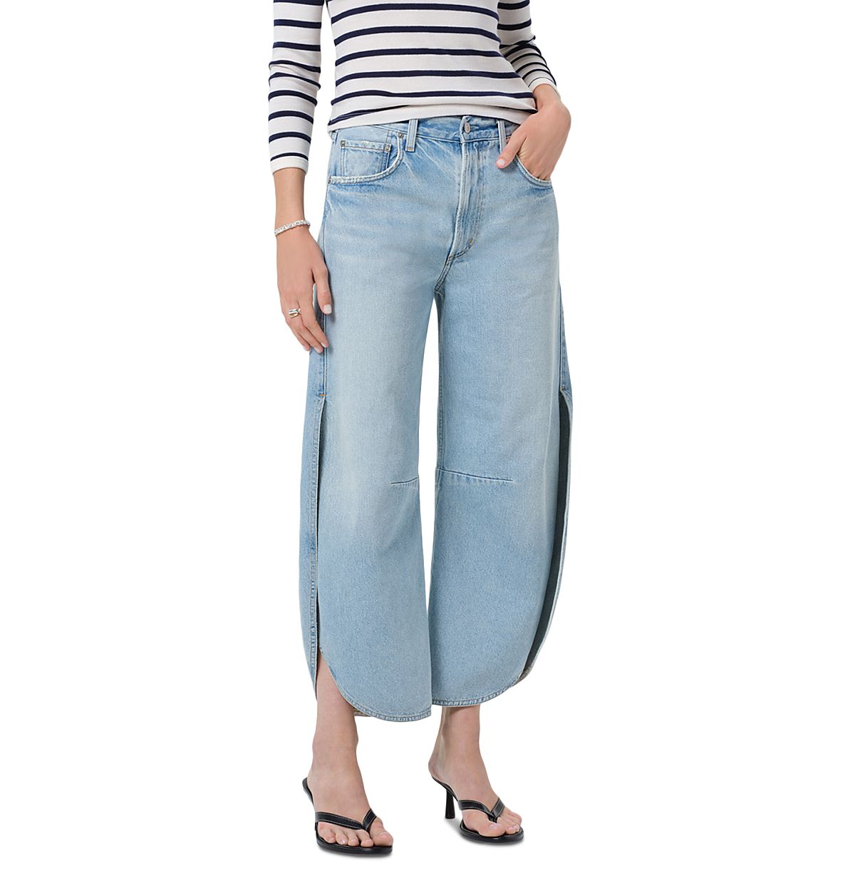 Citizens of Humanity Tulip High Rise Curved Hem Jeans