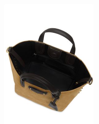 Riley Small Suede Tote Bag