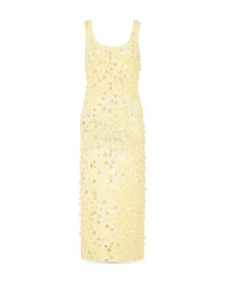 Crochet Paillette Dress Swim Cover-Up