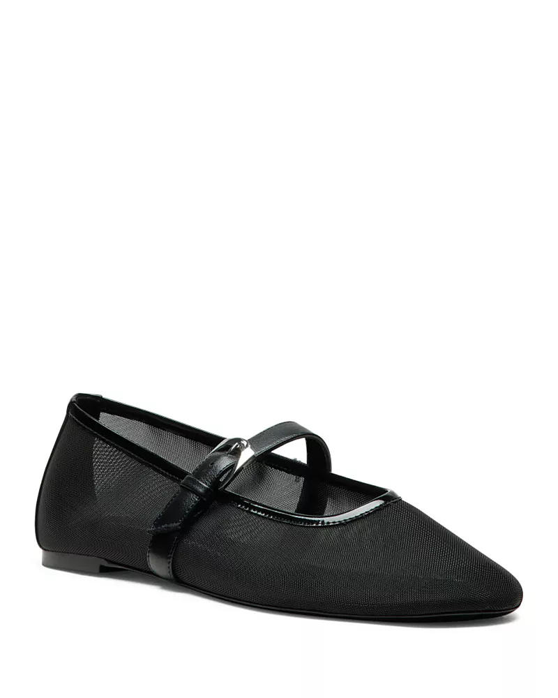 Stuart Weitzman Women's Sai Bareitall Mary Jane Flats