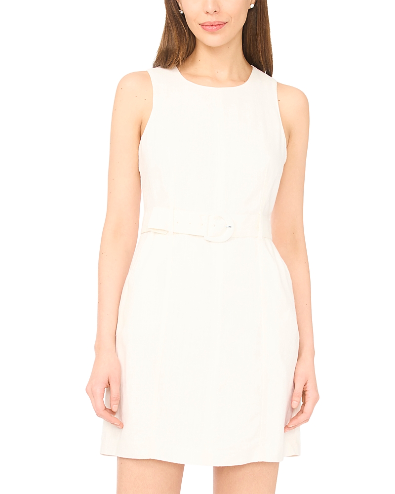 CeCe Sleeveless Belted Mini Dress