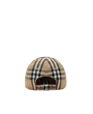 Unisex Check Cotton Baseball Cap - Baby, Little Kid