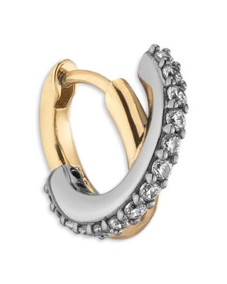 Jude Crossover Hoop Earring