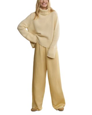 Jet Cashmere Cropped Turtleneck Sweater