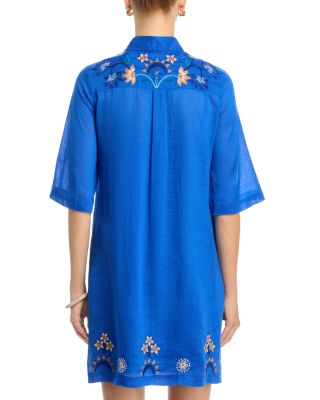 Kimono Sleeve Shirt Dress