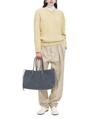 Pinacoteca Intrecciato Suede Reversible Tote