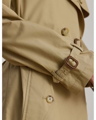 Double Breasted Cotton Trench Coat