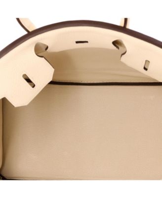 Birkin 30 Handbag Light Clemence with Gold Hardware