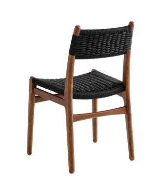 Wynn Rope and Wood Dining Side Chairs, Set of 2