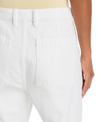 The Bow Cargo Jeans in White