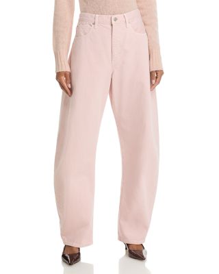 The Bubble High Rise Barrel Jeans in Taffy