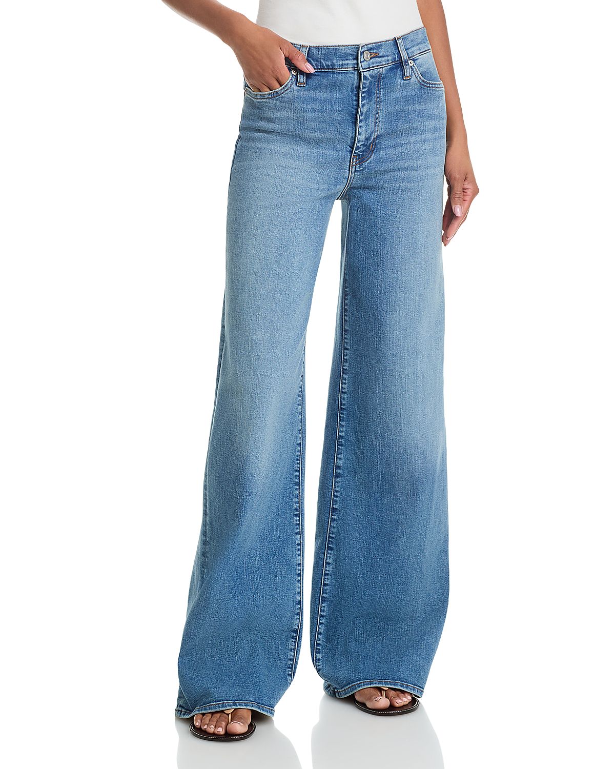 Frame Le Slim Palazzo High Rise Jeans