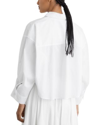 Solenge Cotton Cropped Shirt
