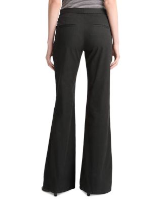 Stretch Cotton Flare Pants