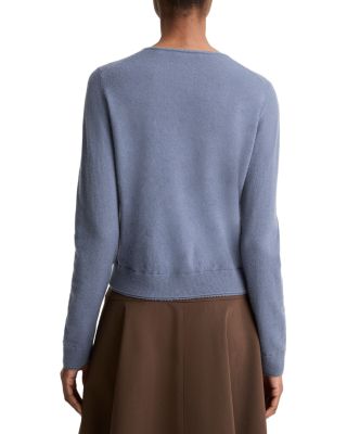 Scallop Trim Cardigan Sweater 