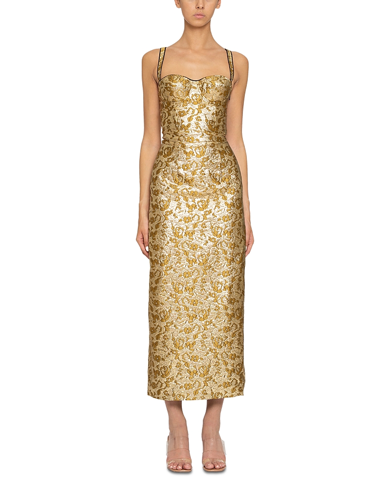 DES_PHEMMES Long Bustier Dress
