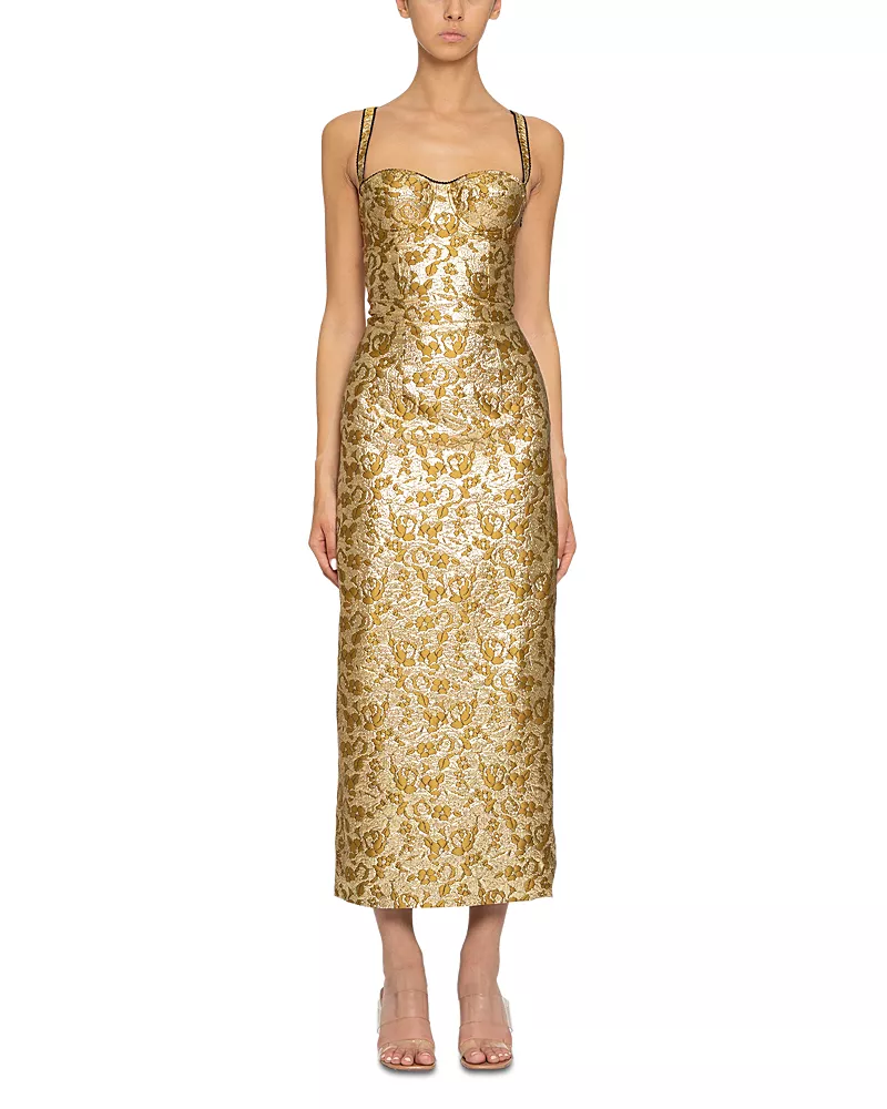 DES_PHEMMES Long Bustier Dress