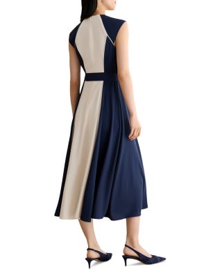 Petite Andrea Color Blocked Dress