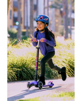  Maxi Foldable LED 3-Wheel Kids Scooter for Ages 5-12