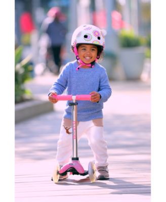  Mini Glitter LED 3-Wheel Kids Scooter 2-5 - Ages 2-4