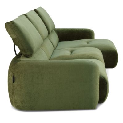 Three Piece Fabric Motion Sectional - Exclusive