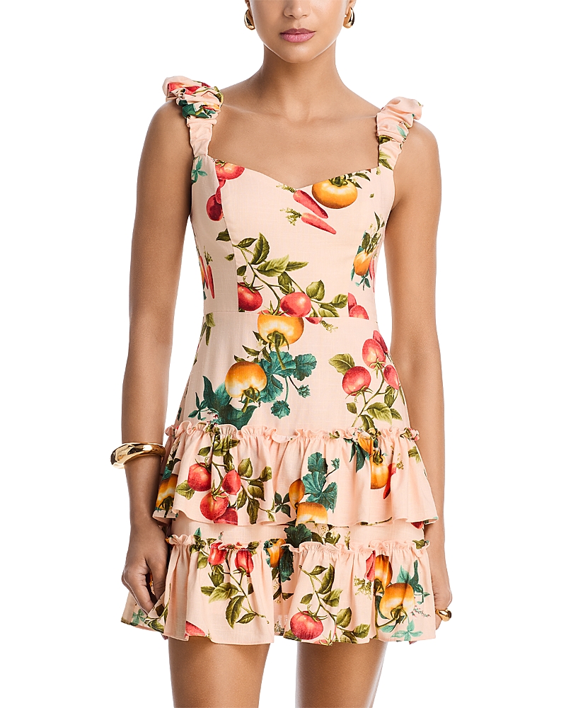 Aqua Tomato Mini Dress - Exclusive