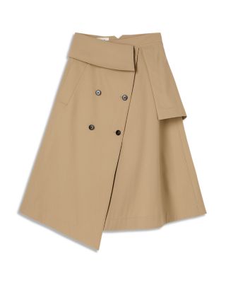 Deconstructed Trench Skirt