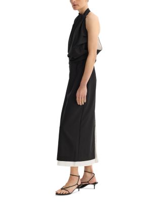 Draped One Shoulder Dress