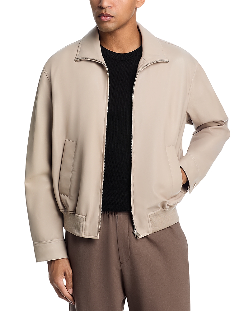 Frame Leather Bomber Jacket