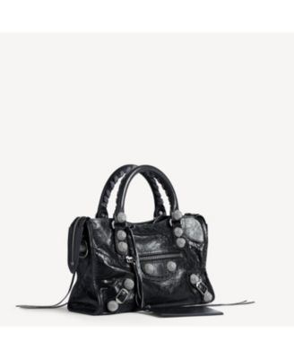 Le City Bag Small Giant Studs With Rhinestones