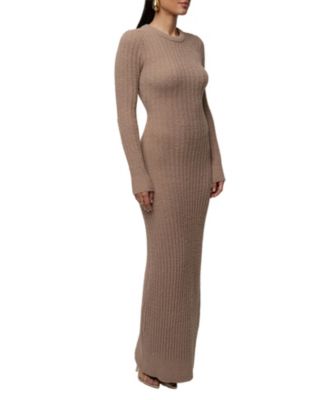  First Class Ribbed Maxi Dress