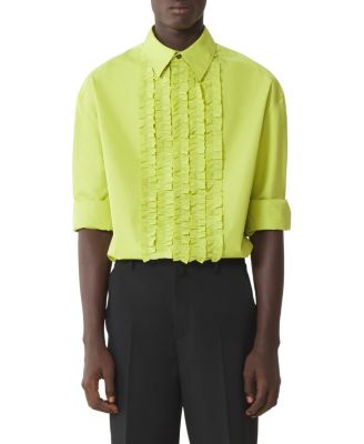 Cotton Poplin Bib Front Shirt