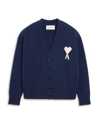 Cardigan With Contrasted Ami De Coeur