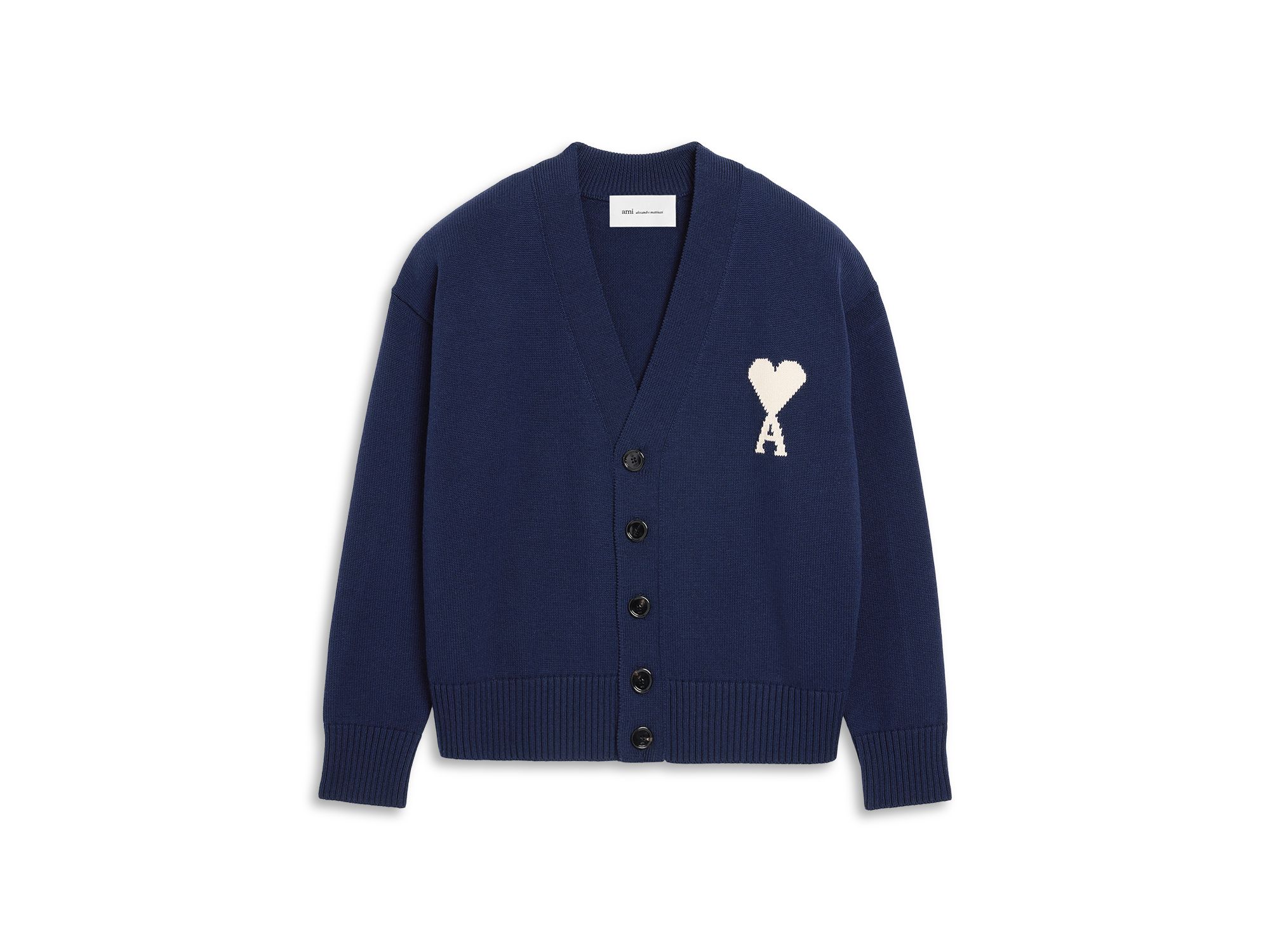 Cardigan With Contrasted Ami De Coeur — Image 5
