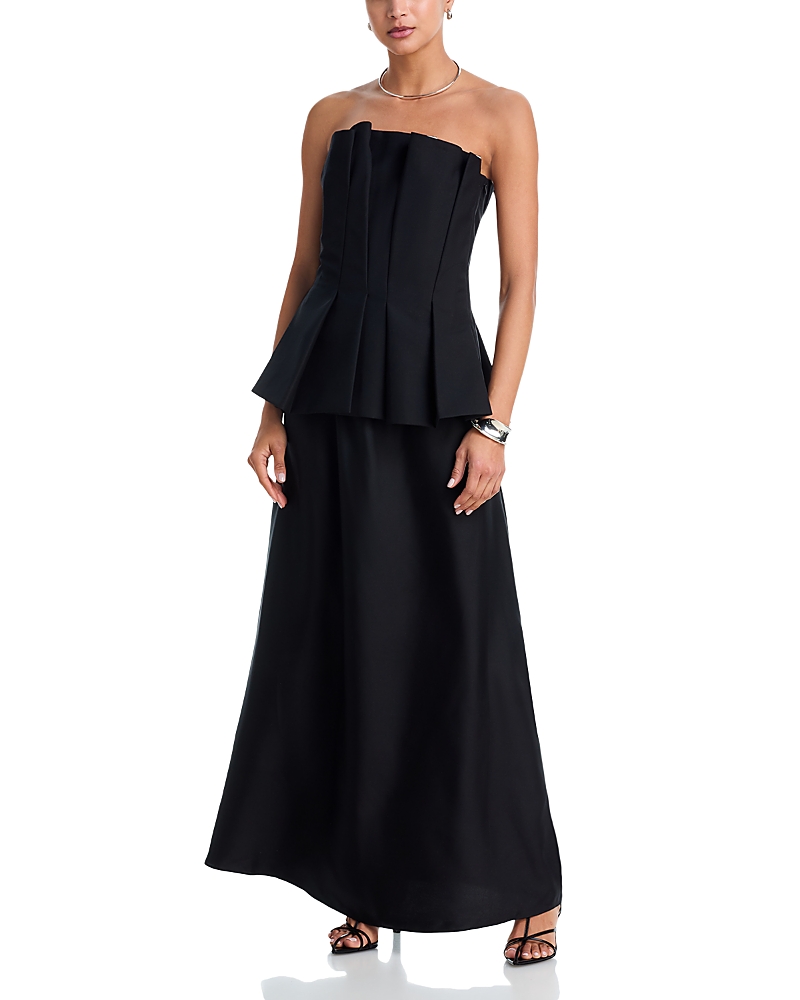 ROHE Sculptural Tulip Bustier Dress