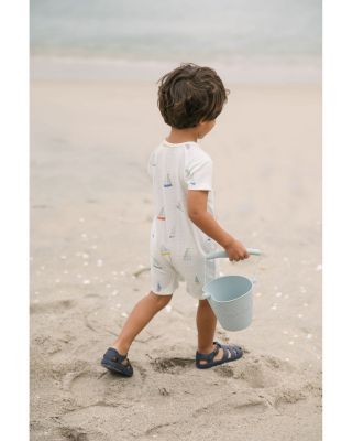Unisex Short Sleeve Pocket Romper - Baby, Little Kid