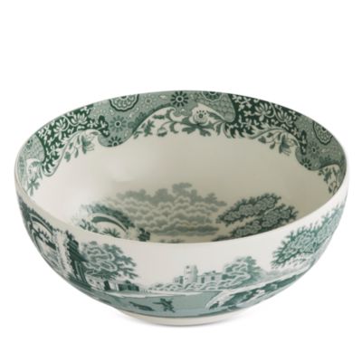 Heritage Green Italian Round Serving Bowl