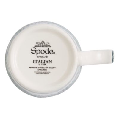 Heritage Green Italian Cottage Mug, Set of 4