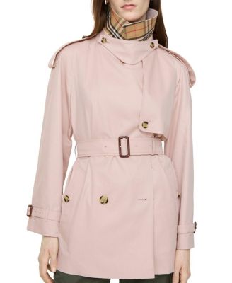 Short Tropical Gabardine Fitzrovia Trench Coat