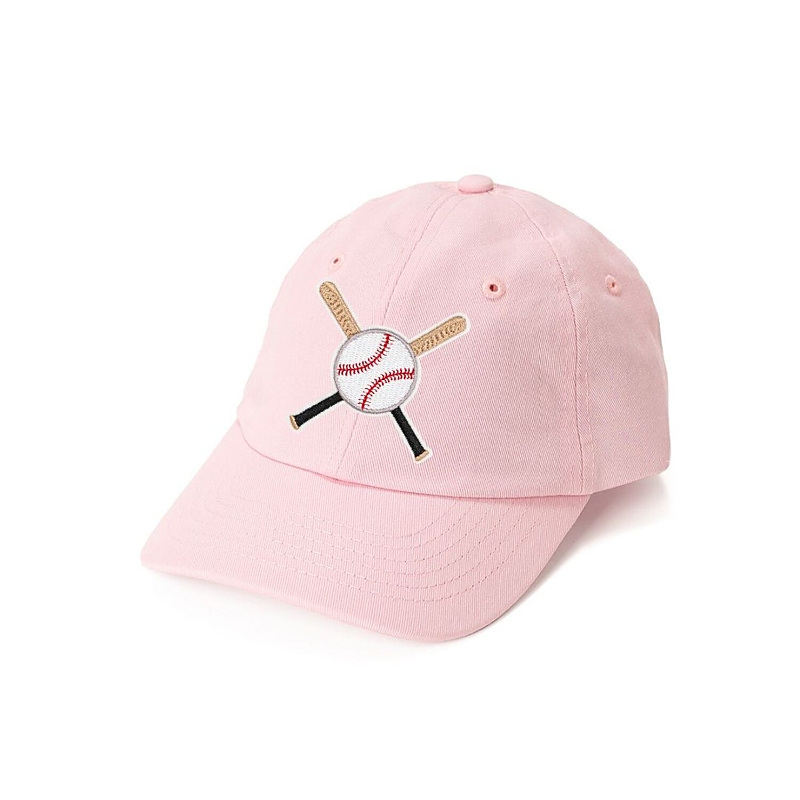 Sweet Wink Girls' Batter Up Patch Baseball Hat- Little Kid, Big Kid