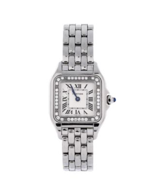  Panthere de Cartier Quartz Watch in Stainless Steel with Diamond Bezel 22mm