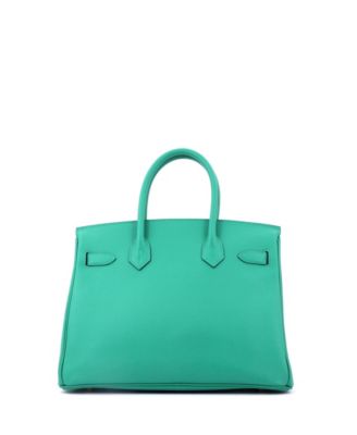Birkin 30 Handbag Green Epsom with Gold Hardware