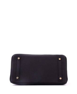 Birkin 30 Handbag Black Togo with Gold Hardware