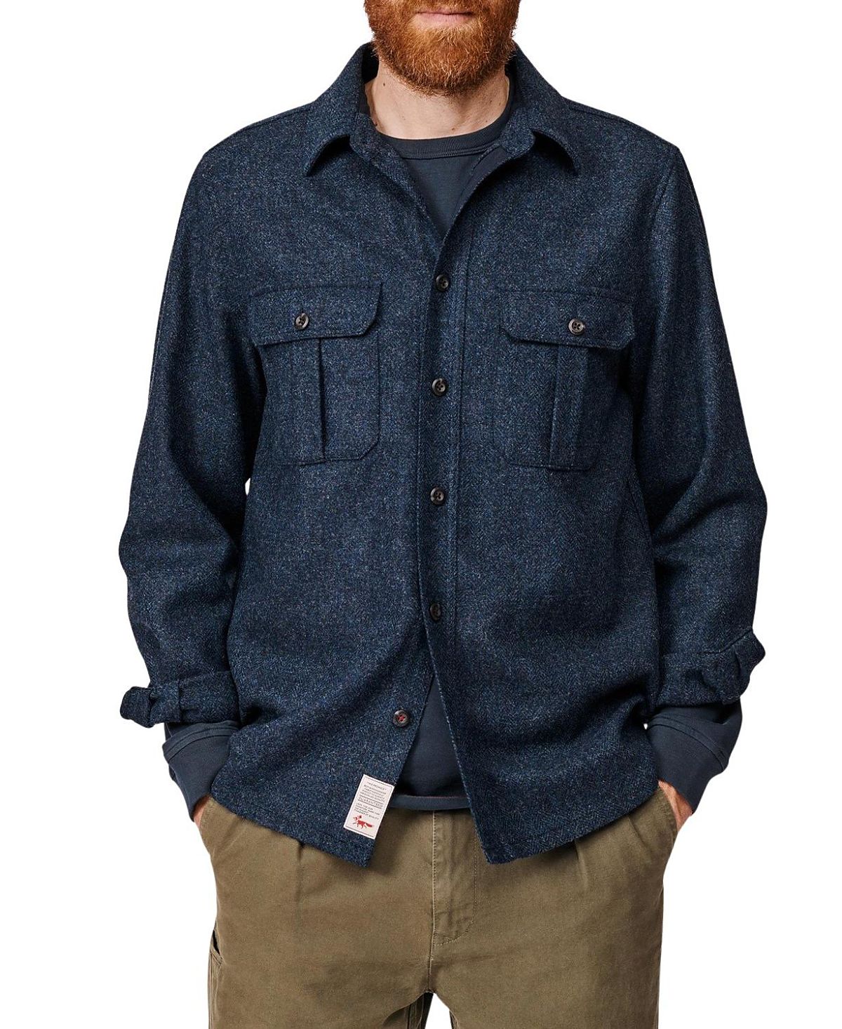 Aubin Ravendale Wool Shirt