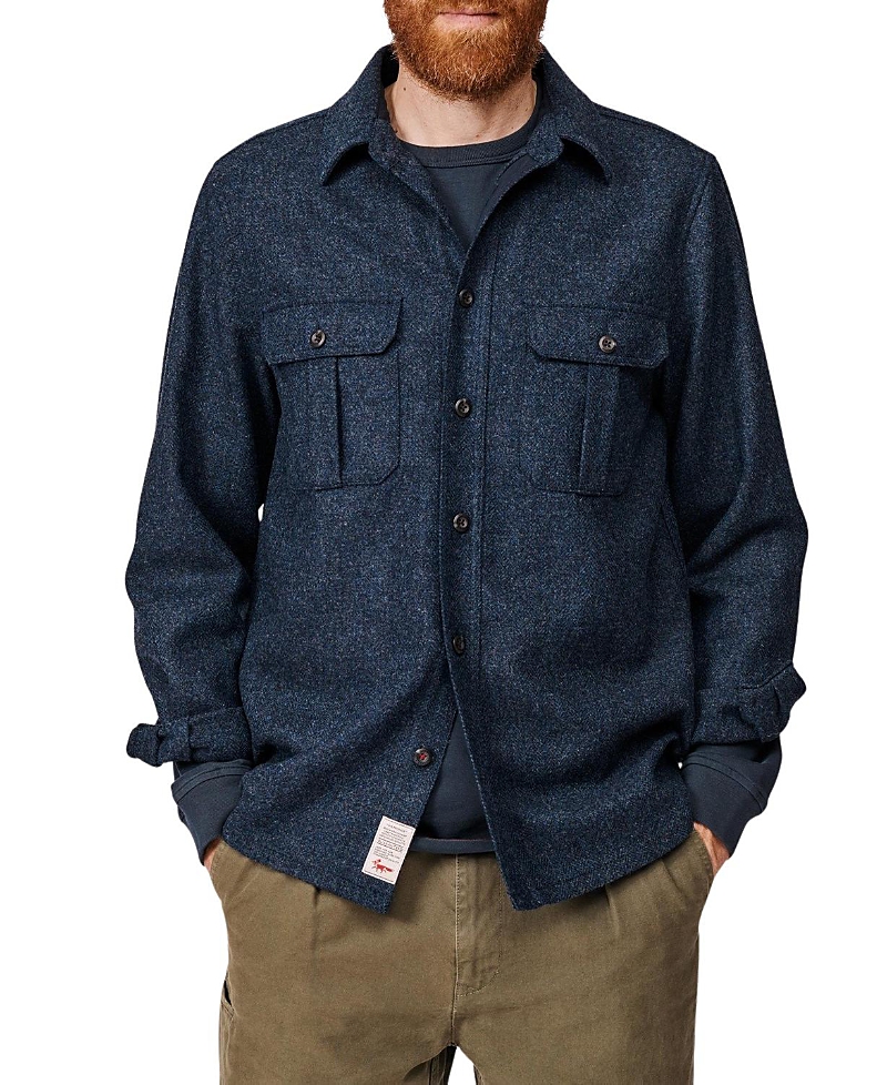 Aubin Ravendale Wool Shirt