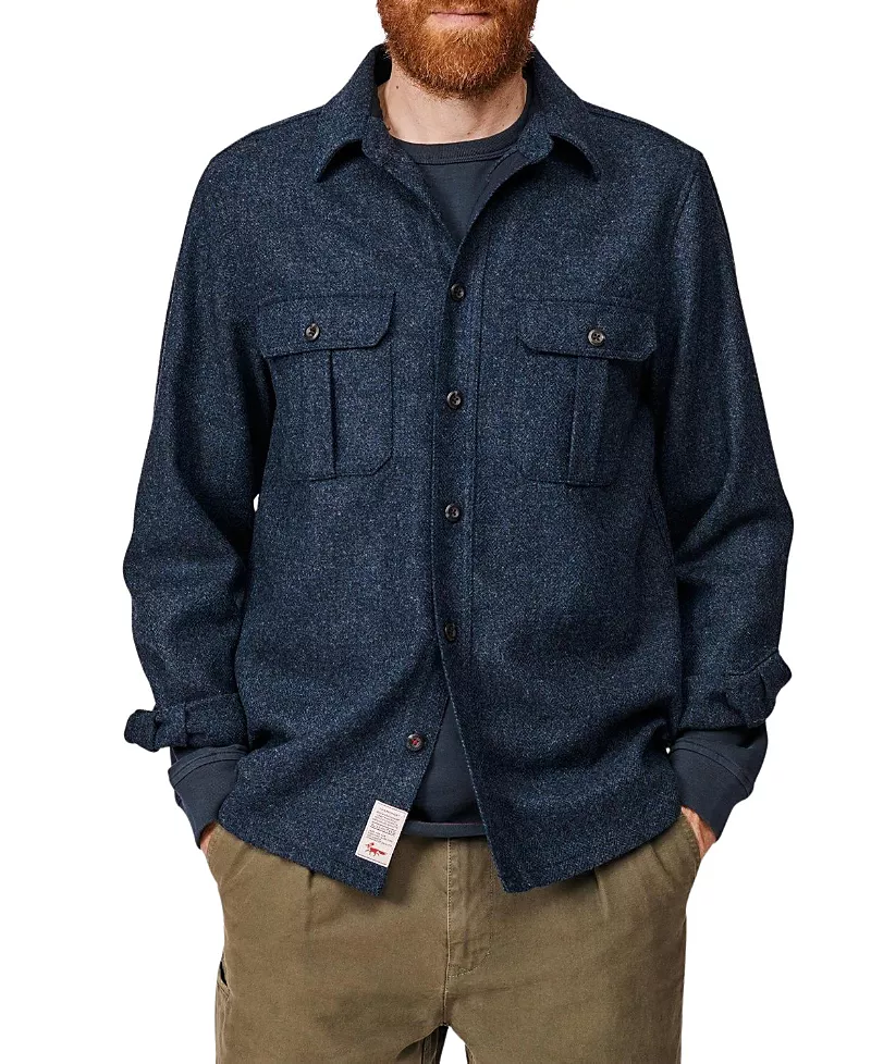 Aubin Ravendale Wool Shirt