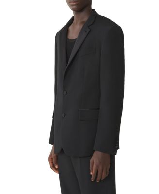 Wool Jacket With Stand-Up Collar