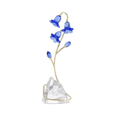 Florere Collection Blue Bellflower Crystal Figurine