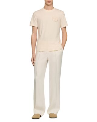 Cotton Crochet Flower Tee